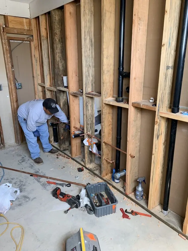 Commercial rough-in plumbing for Gas Line Repair in Chevy Chase Section Five